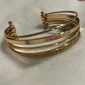 Loft Gold Tone Bangle Bracelet